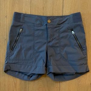Athleta Trekkie Nylon Blue Shorts- size 6